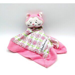 Baby Ganz Pink Wheatberries Cat Lovey Security Blanket Flowers